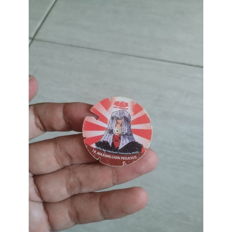 Tazos Yugioh. Kondisi Gambar Rusak