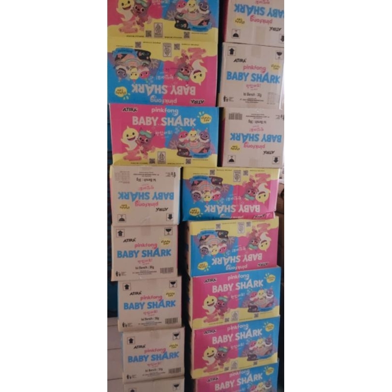 

SNACK CHIKI PING.PONG BEBY SHARK ISI 40PCS 1 KARTON