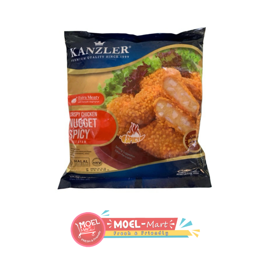 

KANZLER CHICKEN NUGGET SPICY CRISPY 450GR