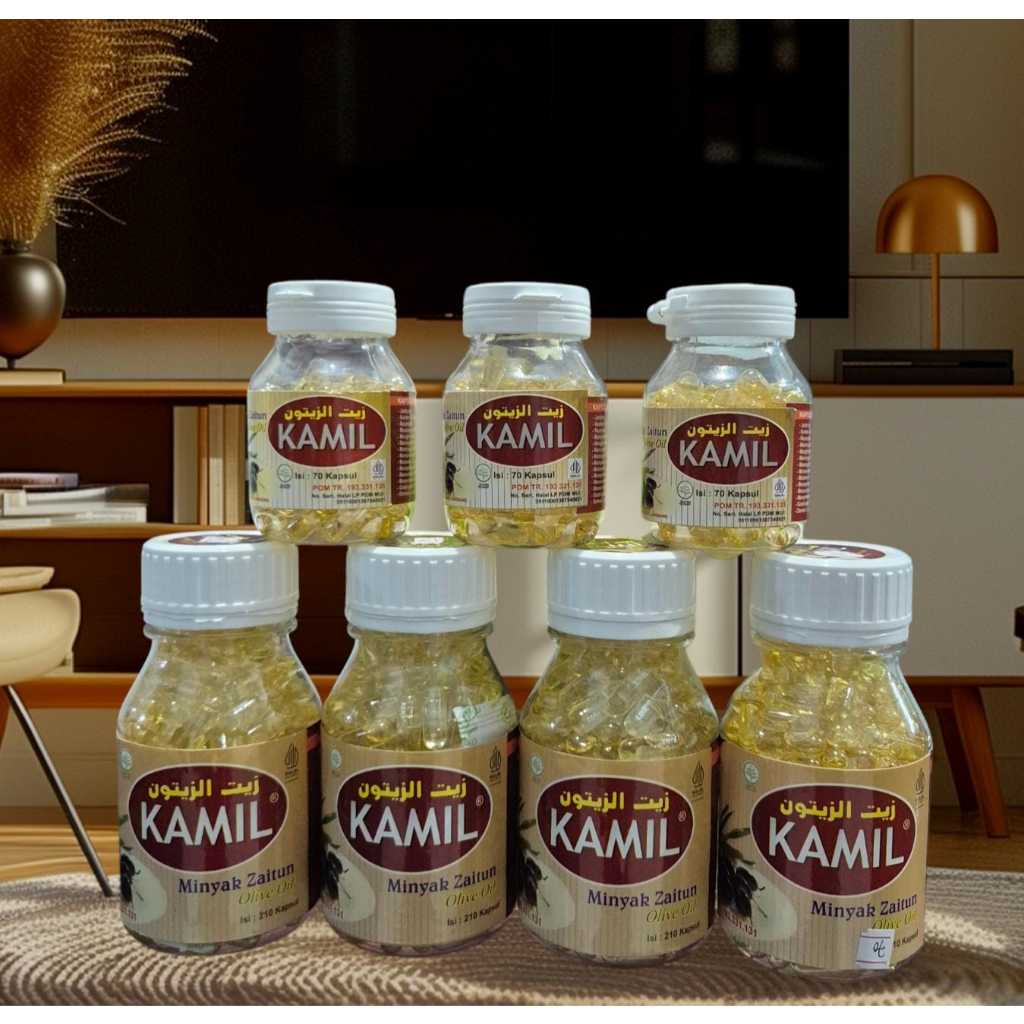 Kamil zaitun 70 kapsul & 210 kapsul kamil minyak zaitun kamil extra virgin olive oil kapsul | olive 