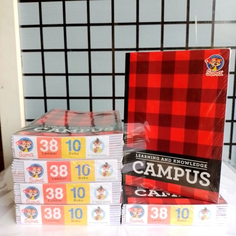 

Buku Tulis Campus Suma 38 Lembar ( Pak 10 Buku ) [ Orinal ]