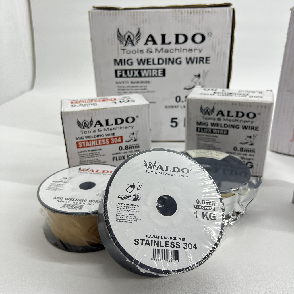 Kawat Las MIG / Kawat Las Roll FLUX / STAINLESS / SOLID ALDO