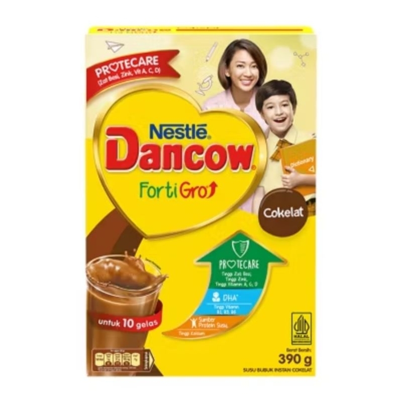 

DANCOW FORTIGRO 390GR FULLCREAM, COKELAT, INSTAN BOX ORIGINAL