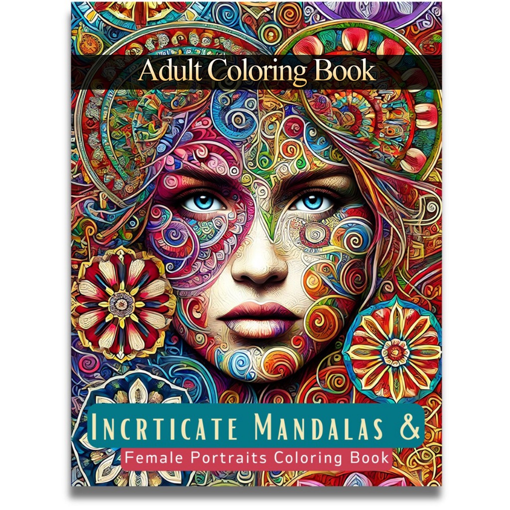 

32 Pages Buku Mewarnai Dewasa - Printable Adult Coloring Book - Digital Downloads - Female Portraits