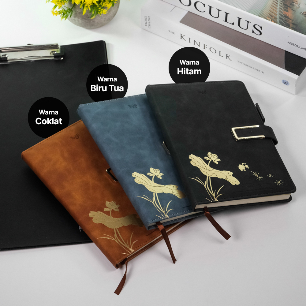 

R3S Toddi Buku Jurnal Leather Notebook Diary A5 80gsm 200 Halaman Buku Catatan Jurnal aesthetic A5 Super Tebal Diary 340 Halaman Cover Kulit Binder Anti Air Buku Catatan Sketsa Sketchbook Kerja Kantor Bisnis Harian Kuliah Tebal Cover Kulit Notebook A5 Buk