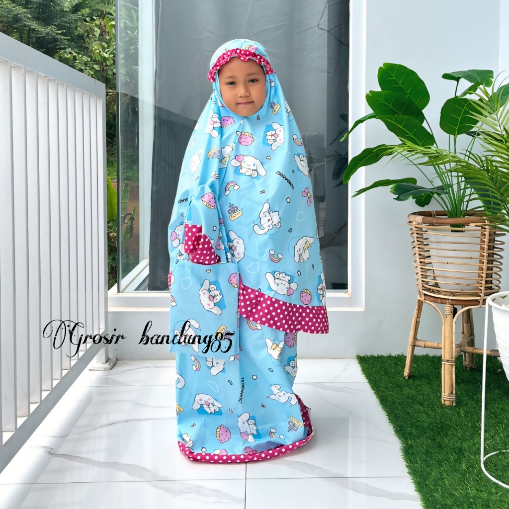 Ecer Mukena Anak Perempuan Usia 2-8 Tahun Adem Dipakai Bandung Mukena Anak 5 Tahun Mukena Anak 7 Tah