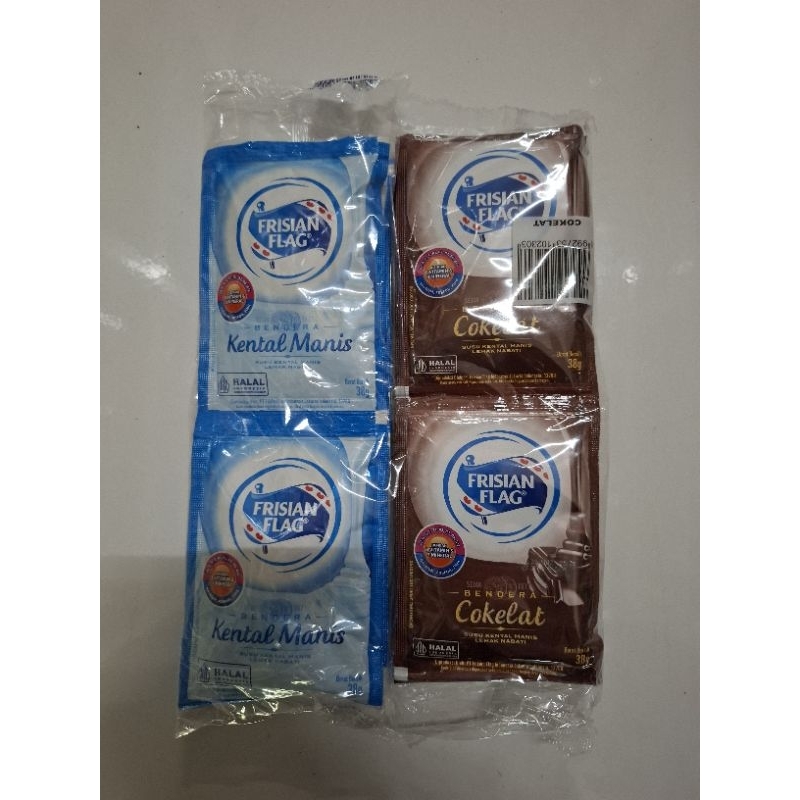 

Susu Bendera FRISIAN FLAG Susu Kental Manis - 1 Renceng Isi 6 Sachet ×2