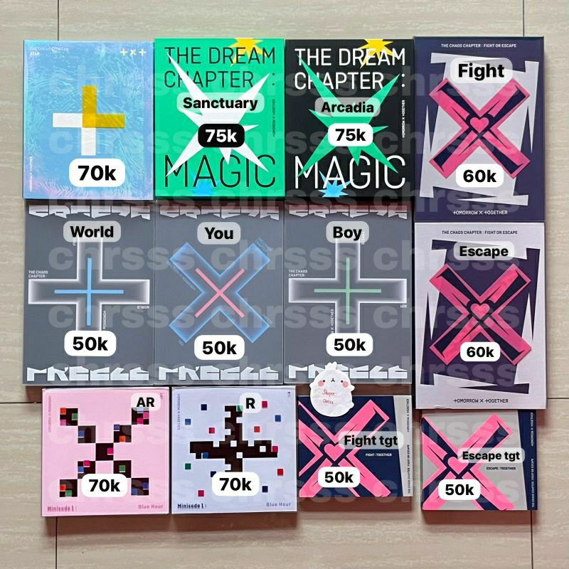 [UNSEALED] TXT ALBUM ONLY — STAR MAGIC ARCADIA SANCTUARY MINISODE 1 BLUE HOUR TCCF FREEZE TCCFOE FIG