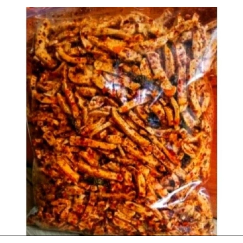 

READY Basreng Stick Pedas Daun Jeruk 100 gr | Pedas Gurih Renyah Krispy | Camilan Kekinian | Bakso Goreng Stick Pedas Nikmat