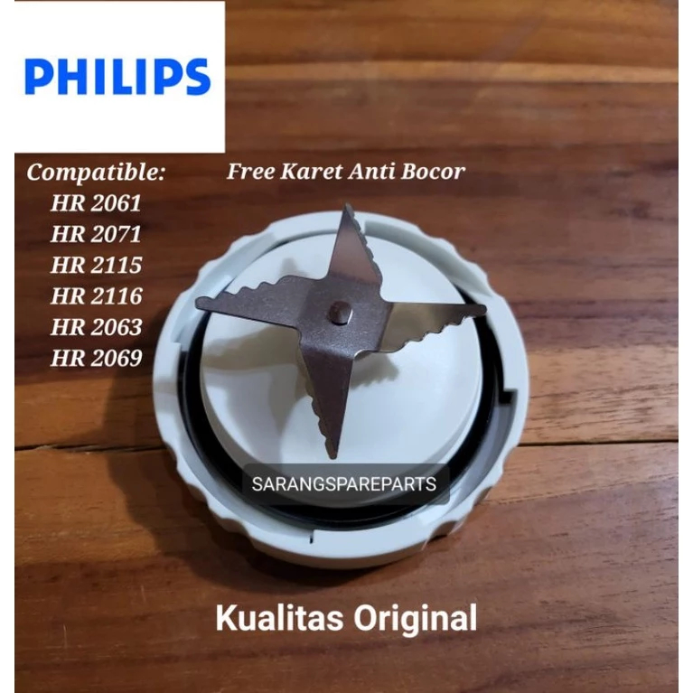 SPAREPART PISAU BLENDER PHILIPS MOUNTING JUS PHILIPS HR 2115 2116 2061 2071 ORIGINAL