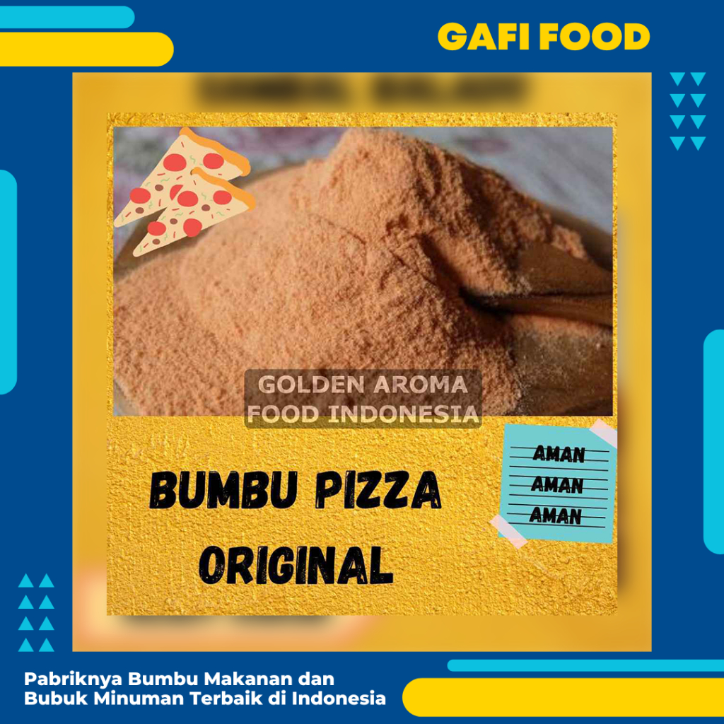 

BUMBU TABUR PIZZA ORIGINAL 1 KG FOOD GRADE 1Kg Bubuk Bumbu Mie Lidi Makaroni Basreng Tahu Bulat