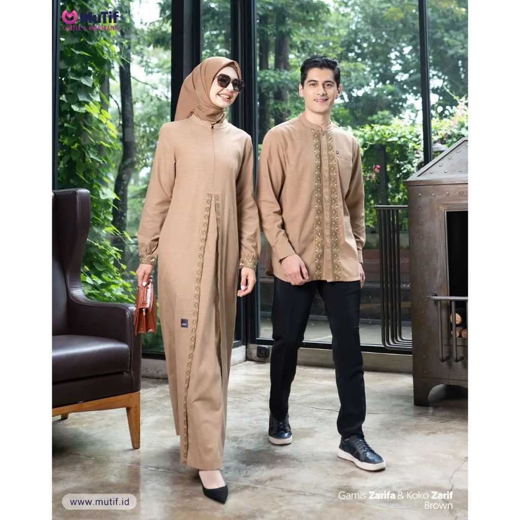 COUPLE MUTIF ZARIFA - ZARIF / COUPLE MUTIF TERBARU / GAMIS ZARIFA MUTIF