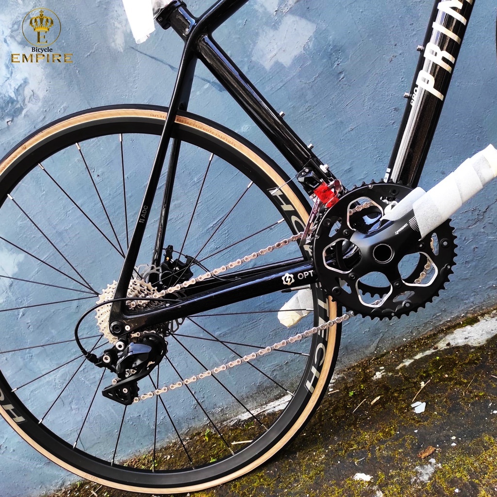 Fullbike Sepeda Roadbike 700c Pro Prime Allround 3 Carbon Disc Brake Shimano 105 Road Bike 700 2 Spe