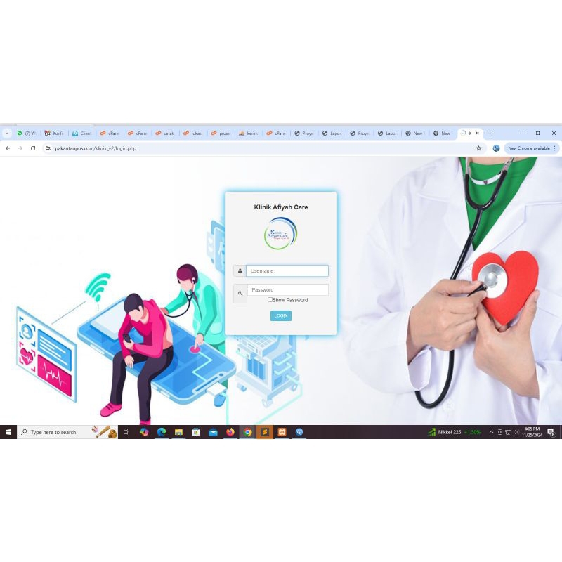 Source code Aplikasi Klinik