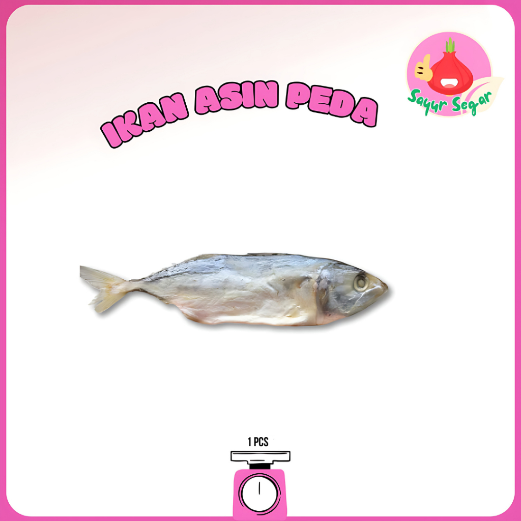 

Sayur Segar-Ikan Asin Peda Putih 1 Ekor / Peda Salted Fish