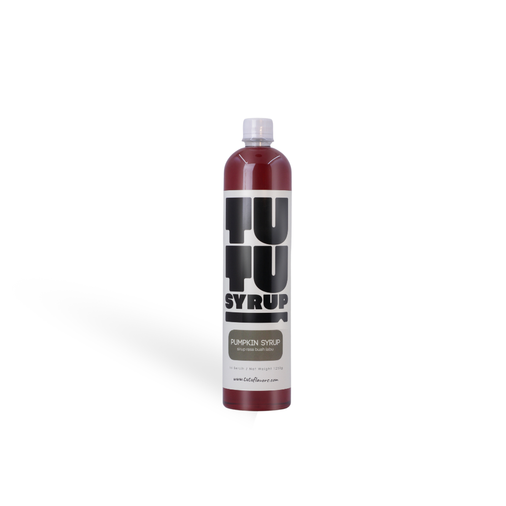 

Tutu Flavors Pumpkin Syrup 1000ml - Sirup buah Labu