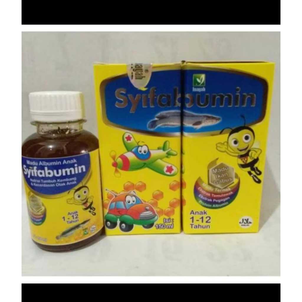 Madu Anak Syifabumin Vitamin Anak Nafsu Makan Kecerdasan Anak Madu ikan gabus Temulawak Pegagan