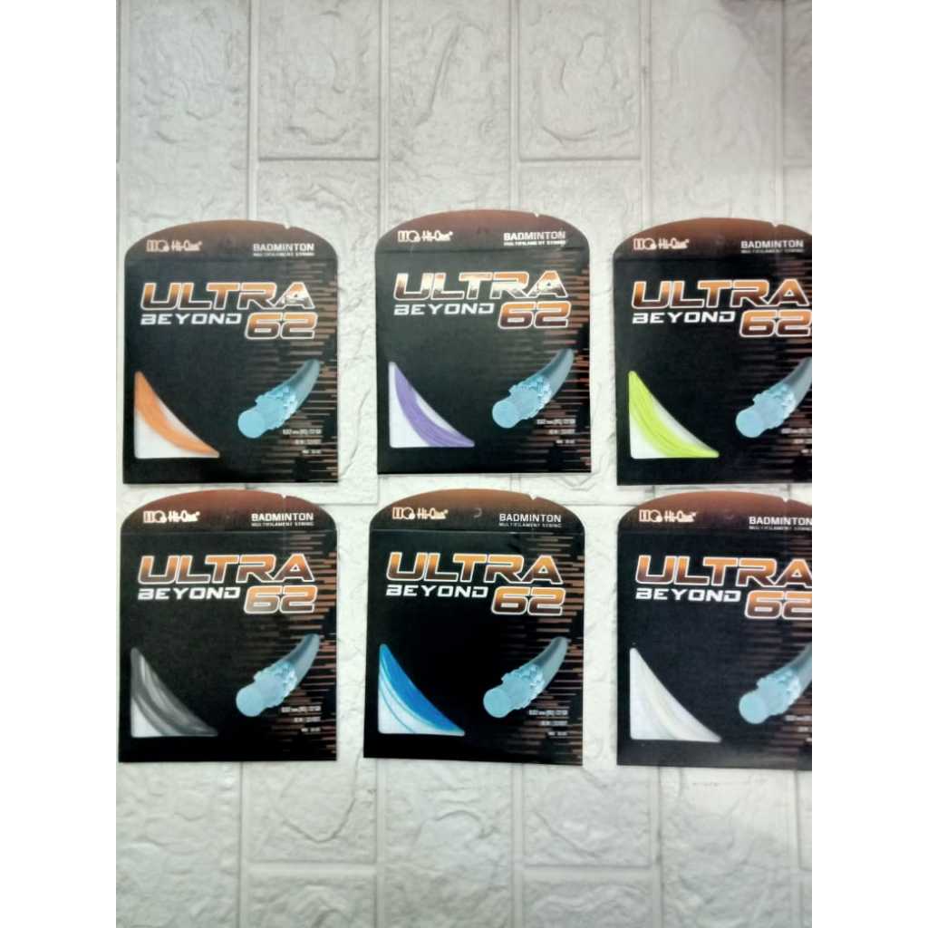 SENAR BADMINTON HIQUA HI-QUA ULTRA BEYOND 62 HQ ORIGINAL