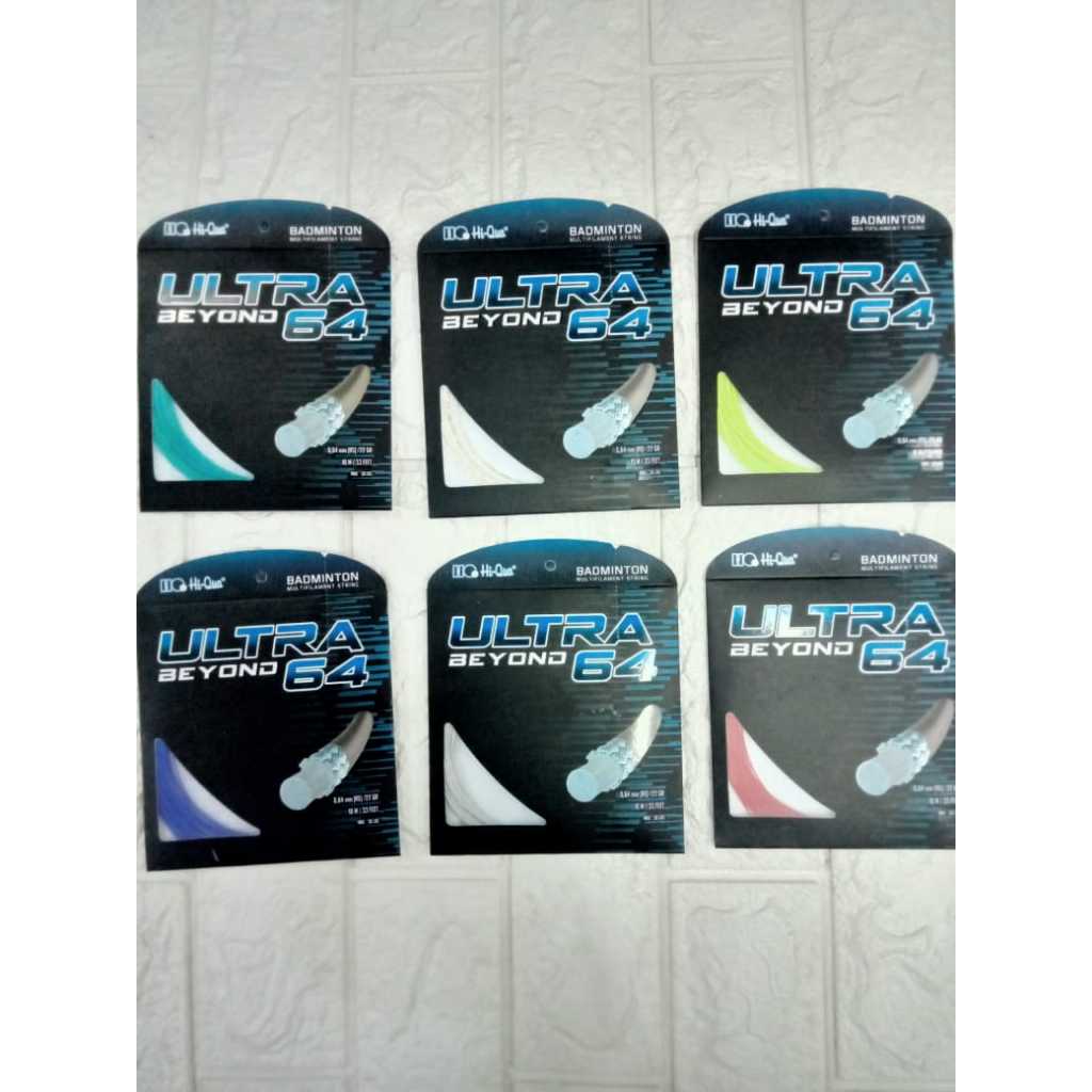 SENAR BADMINTON HQ HIQUA ULTRA BEYOND 64 HI-QUA ORIGINAL