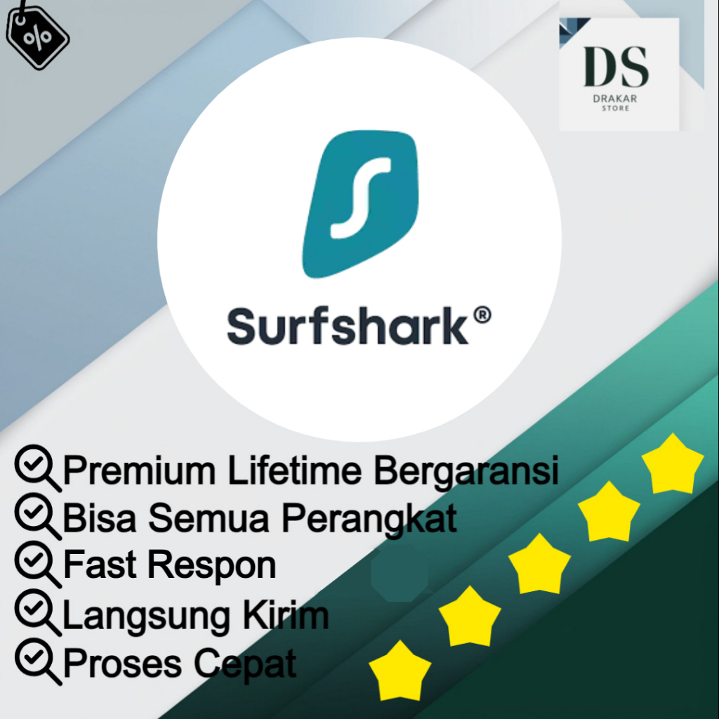 SURFSHARK VPN FULL GARANSI | SURFSHARK VPN PREMIUM PRIVATE UNLIMITED DEVICE/SERVER ANTI TROBLE SELLE