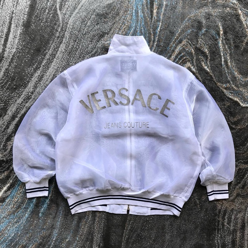 Versace jacket bomber Transparan Couture Vintage