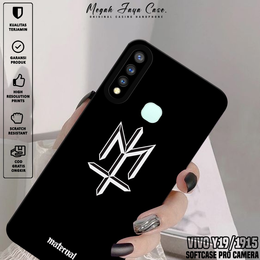 Softcase Hp VIVO Y19 / VIVO 1915 - Case Hp VIVO 1915 / VIVO Y19 Motif MTRNL - Casing Hp VIVO Y19 - S