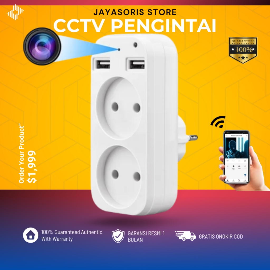 KAMERA CCTV MINI JARAK JAUH TANPA KABEL TERSEMBUNYI SPY CAM MINI WIFI USB CAMERA KECIL PENGINTAI