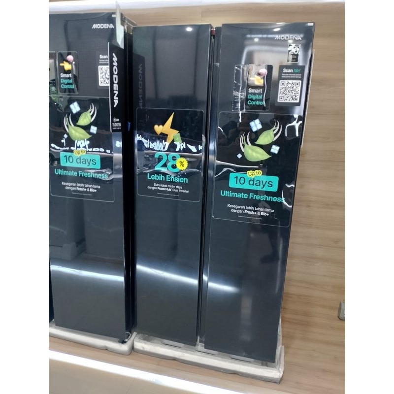 KULKAS MODENA RF 4670 SABK SIDE BY SIDE