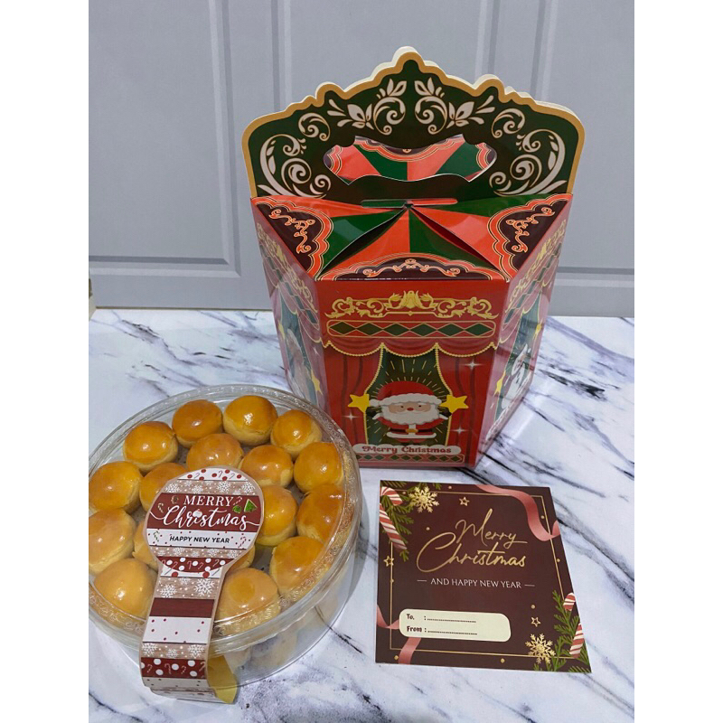 

Paket Hampers Christmas Nastar Wisman Kue Kering Homemade