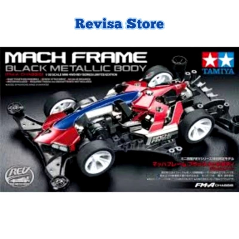 Tamiya 95673 Mach Frame Black Metalic Body - FMA Chassis