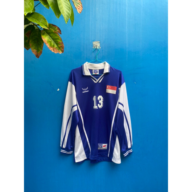 jersey/kaos/baju bola timnas Singapura 1999 Rare vintage