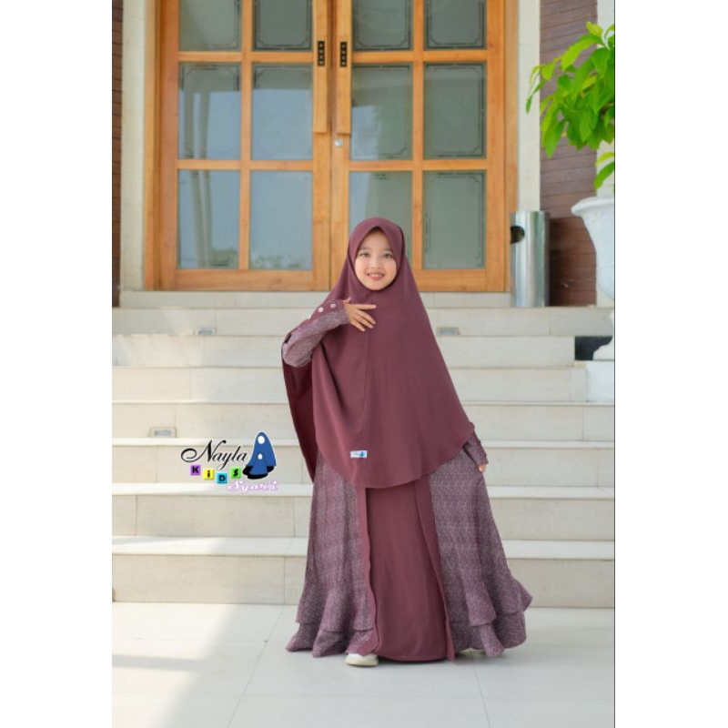FATHIYAH SET GAMIS SYARI ORIGINAL BY NAYLA KIDS