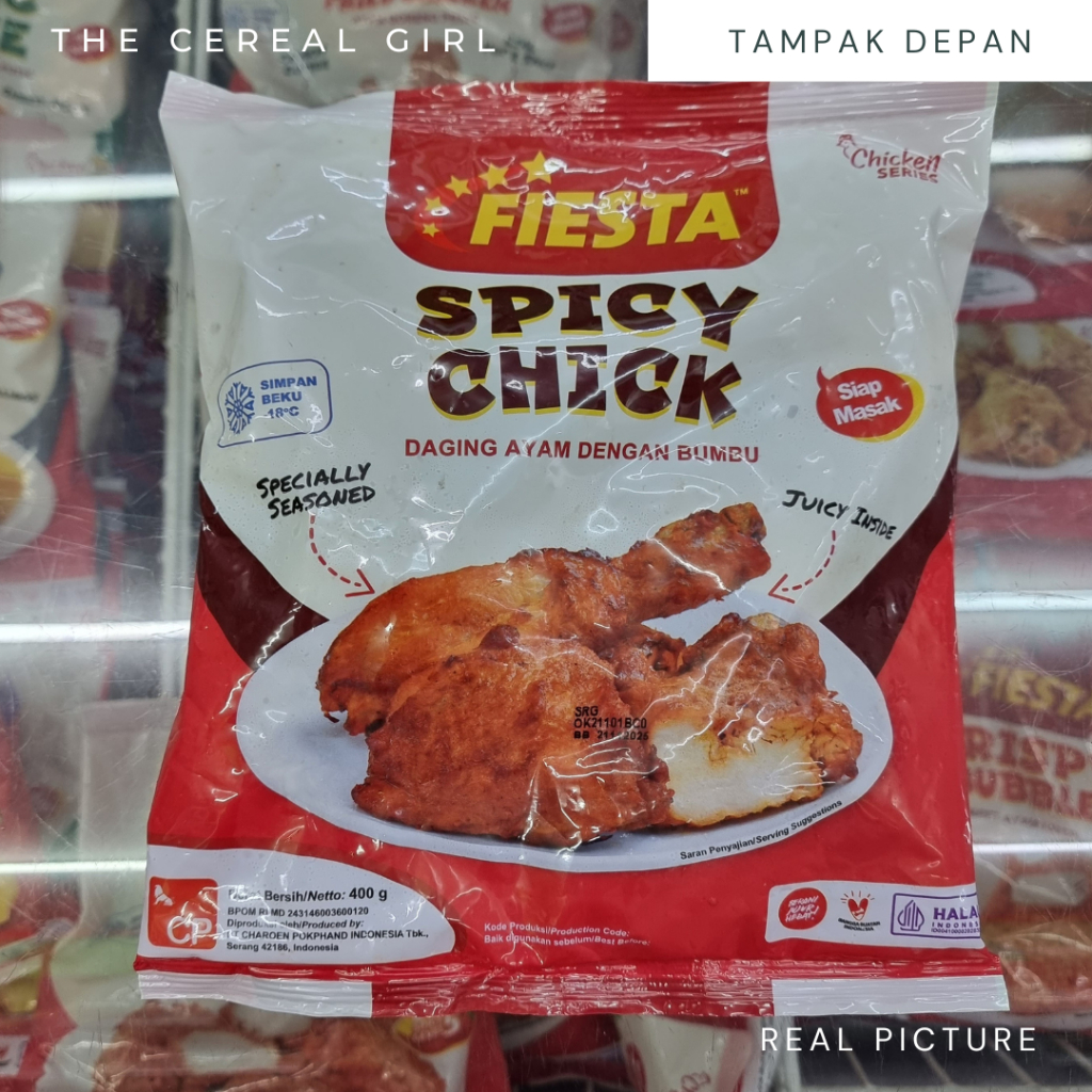 

[KONDISI BARU - 100% ORIGINAL] FIESTA Spicy Chick 400gr - Daging Ayam dengan Ayam Bumbu