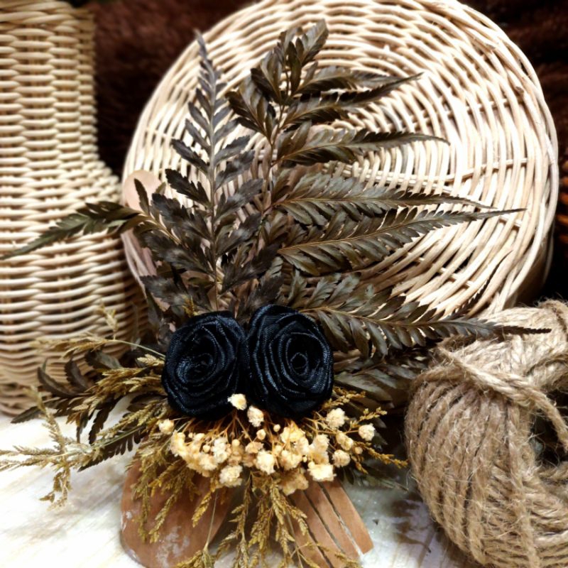 Hiasan Bunga Kering Rustic - Dekorasi Vintage Unik / Hantaran