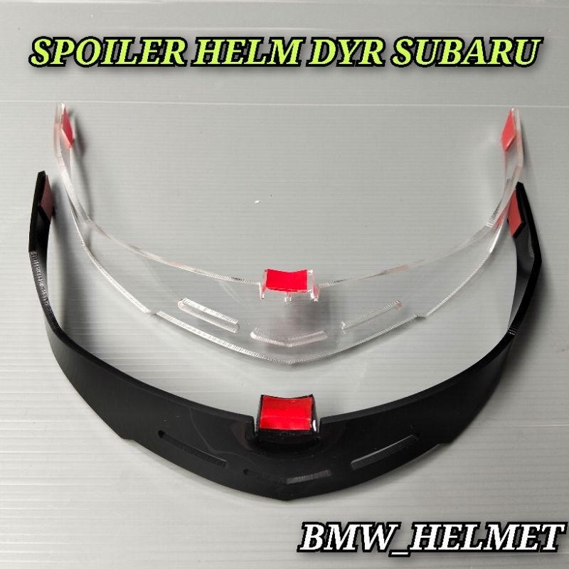 AKRILIK | Spoiler Helm DYR SUBARU / Spoiler DYR SUBARU