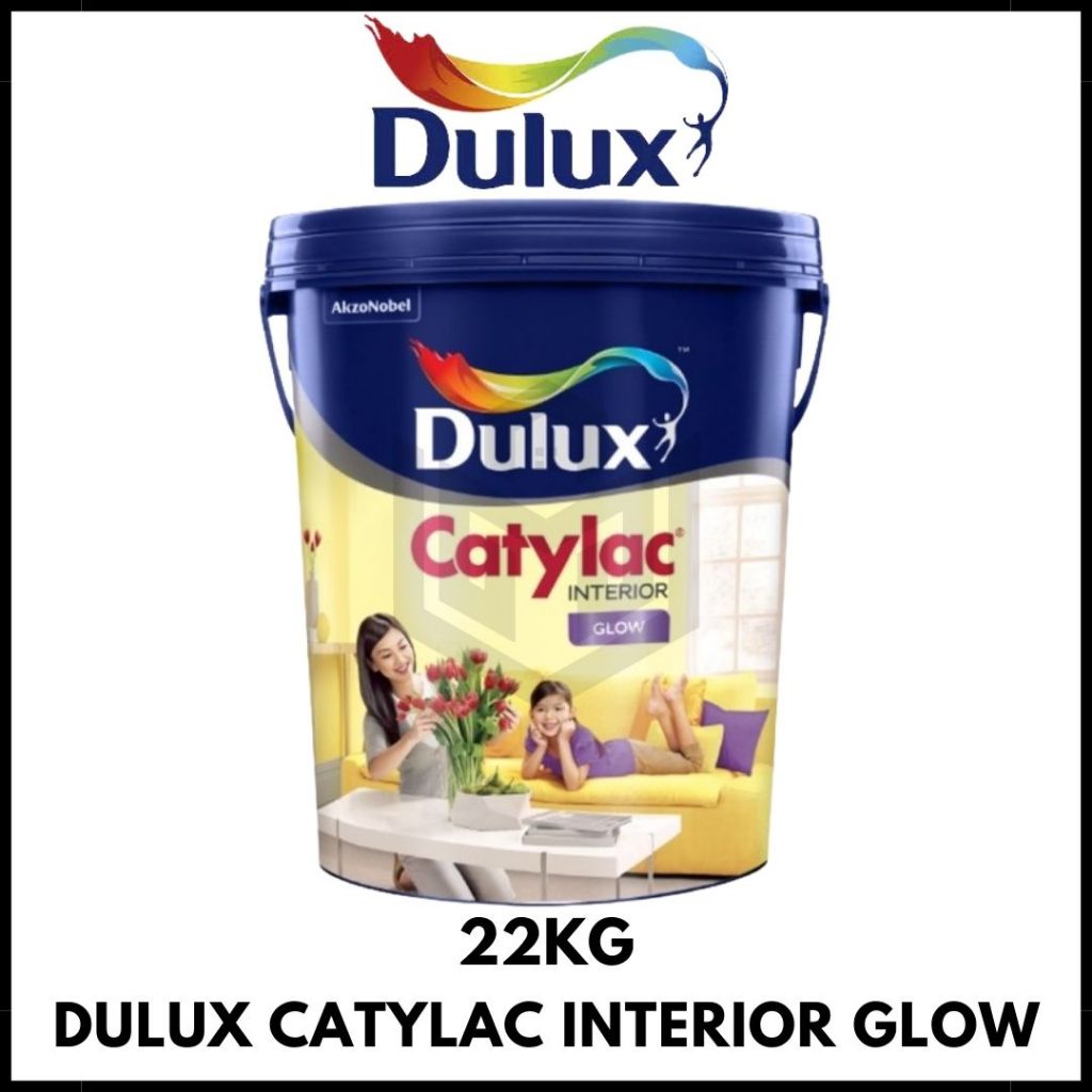Cat Dinding Dalam / Cat Tembok Interior Dulux Catylac Interior Glow Kemasan 22 Kg