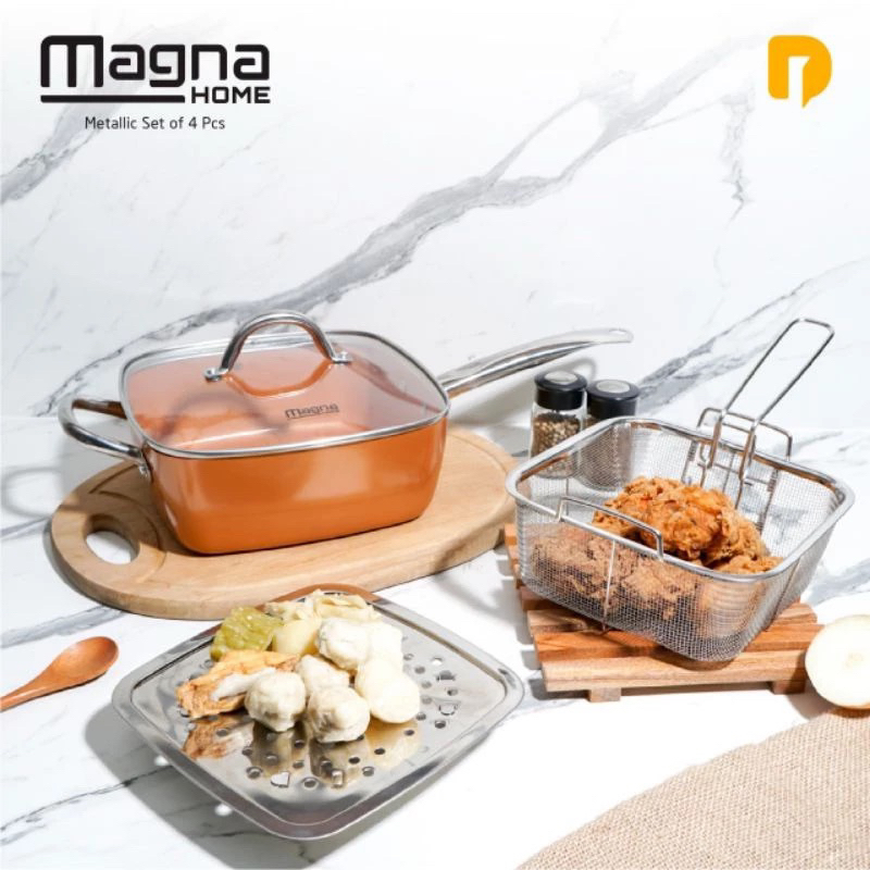 magna penggorengan deep frying set