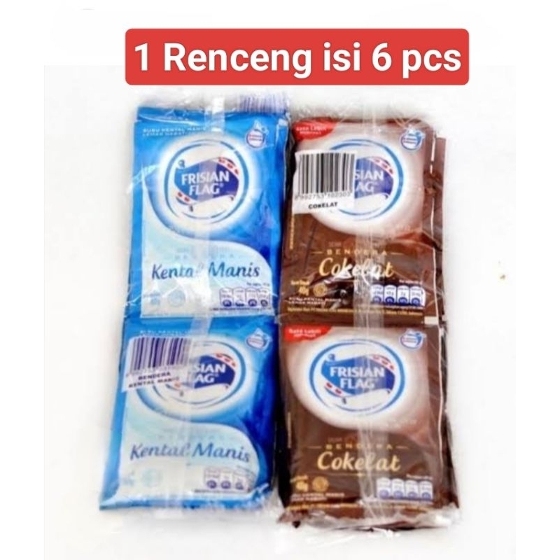 

Susu Frisian Flag / Bendera 1 Renceng isi 6 pcs