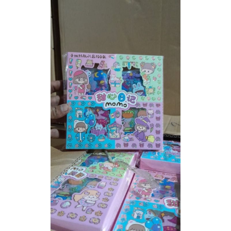 

stiker momo 2D / stiker labubu 2D / stiker capybara 2D / sticker momo - labubu - capybara