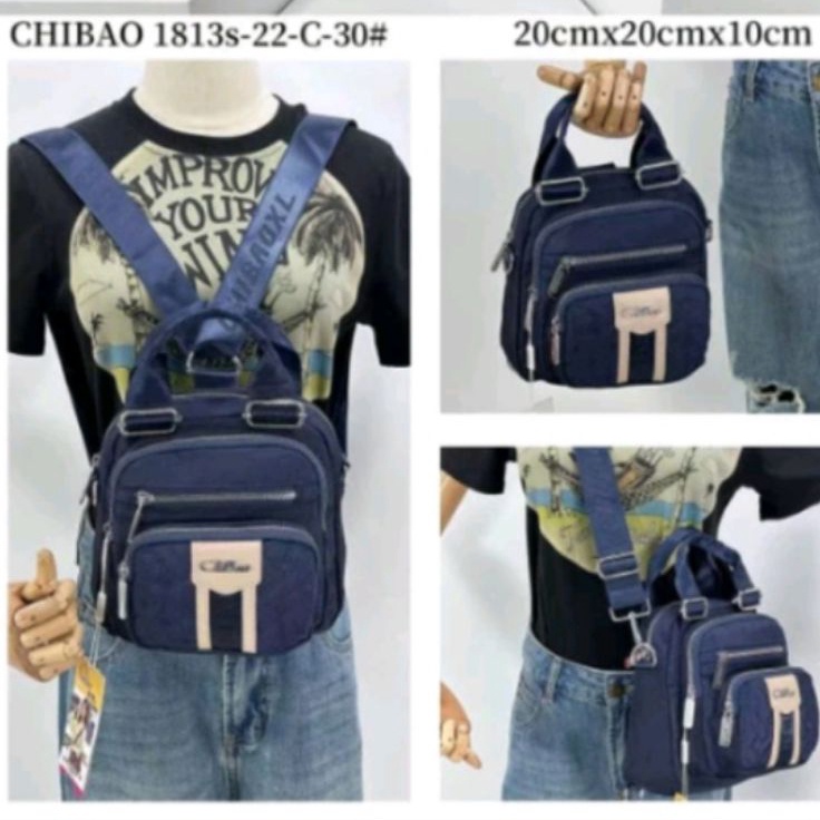 Pusat Produsen  Tas Selempang 3 in 1 Chibao ORI 1813S22C3