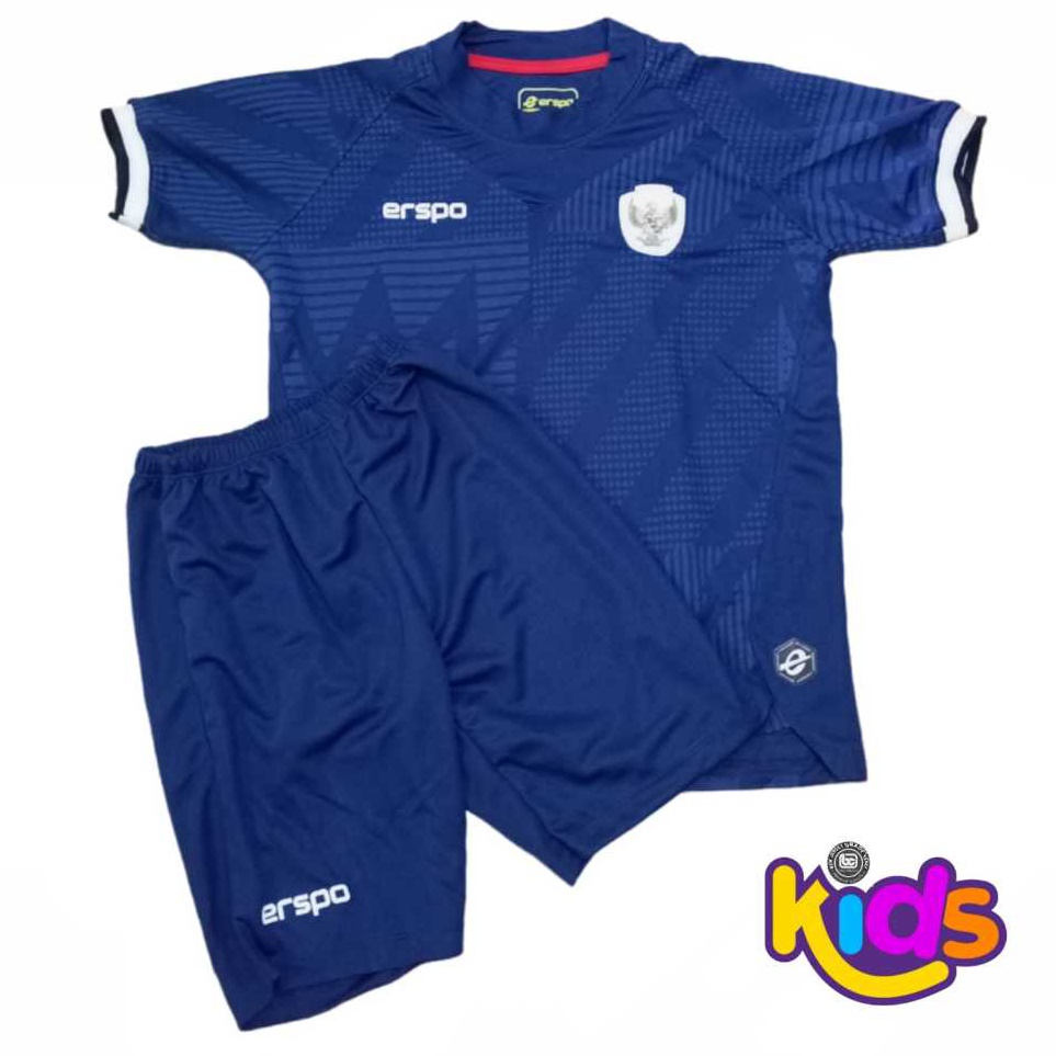Garansi Original PREMIUM SETELAN BAJU BOLA JERSEY TIMNAS INDONESIA KIPER GK NAVY ERSPO ANAK KIDS 224