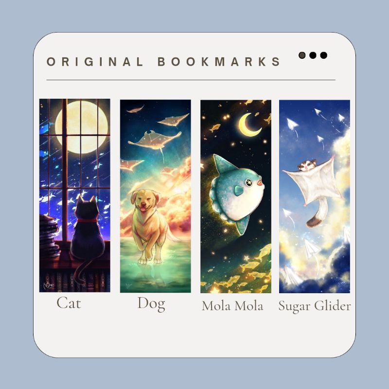 

Animal Bookmark (Original)