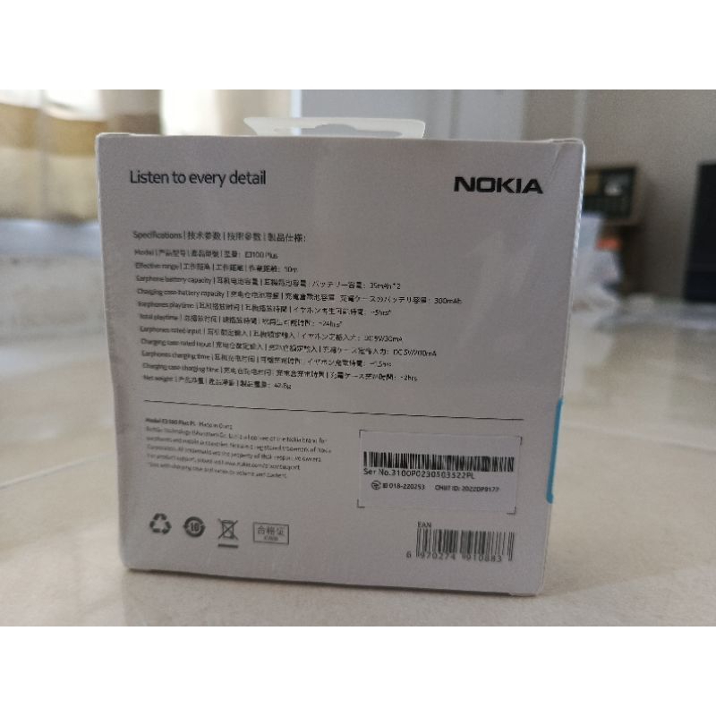 TWS Nokia e3100 Plus ORIGINAL  BARU / NEW