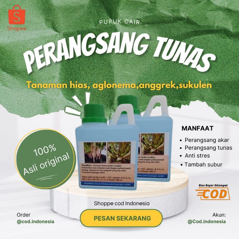 pupuk cair + perangsang tunas dan akar