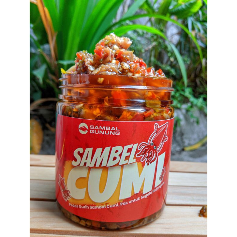 

Sambal Cumi - Sambel Gunung, Isi Cumi Lebih Banyak, Pedas, Gurih Kualitas No. 1 Ukuran 250 gram, Bikin Enak Apa Aja,