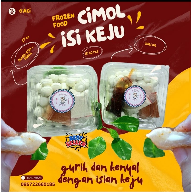 

Cimol isi keju ( Isi 80 pcs )