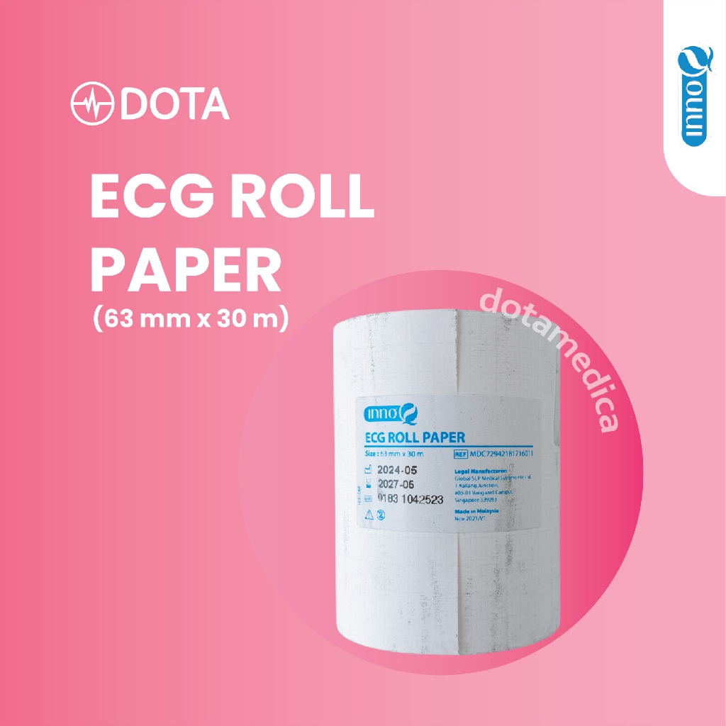 

Kertas EKG / Thermal Paper / ECG Roll Paper 63mm x 30m Fukuda Denshi [INNOQ]