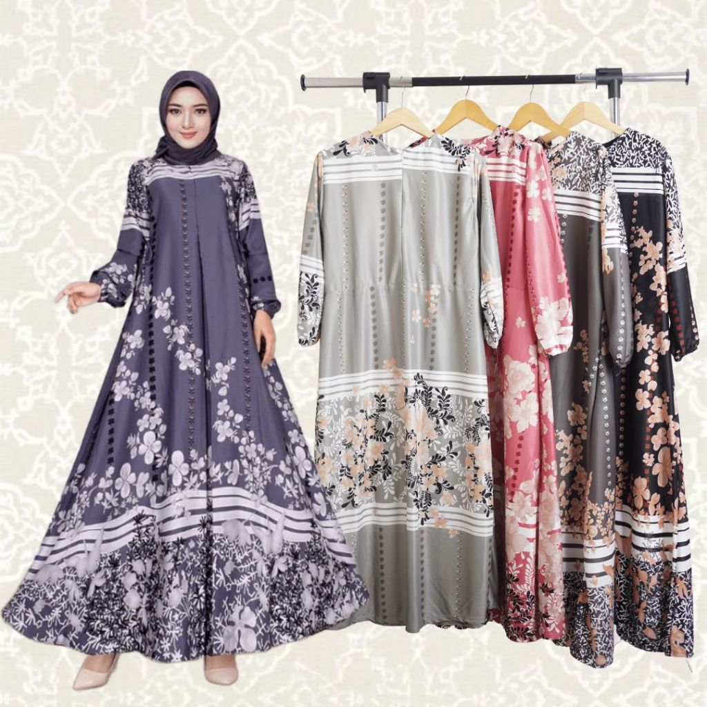 Gamis Selena Bahan Hyget premium 100ribu dapat 2