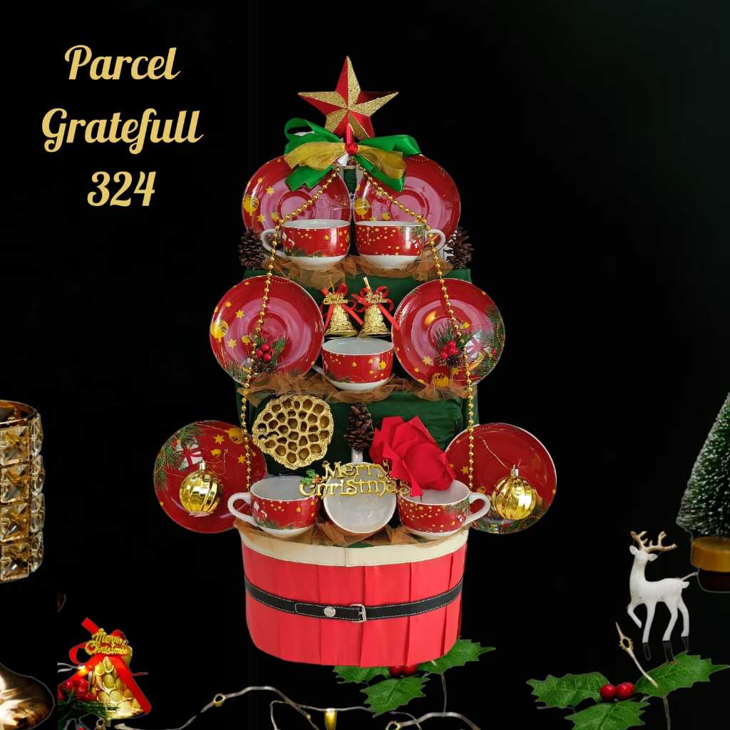 

Grateful 324 Parsel Natal Hampers Teaset Parsel Pecah belah Kado Natal Hadiah Natal Parcel Gelas Hampers Christmas Kado Christmas Hadiah Chistmas