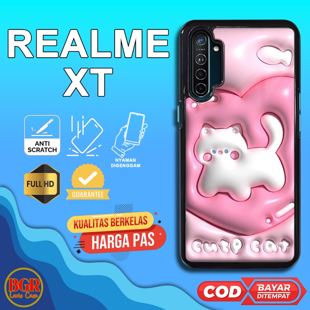 Case Realme XT Terbaru [Cute 10] Hardcase Softcase Premium Glossy Bgrlariscase Casing Realme XT